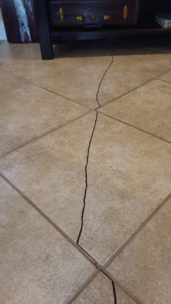 broken tile foundation problems in League City