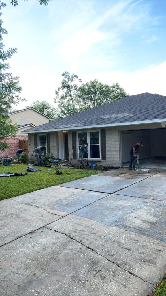 Foundation repair in League City, TX