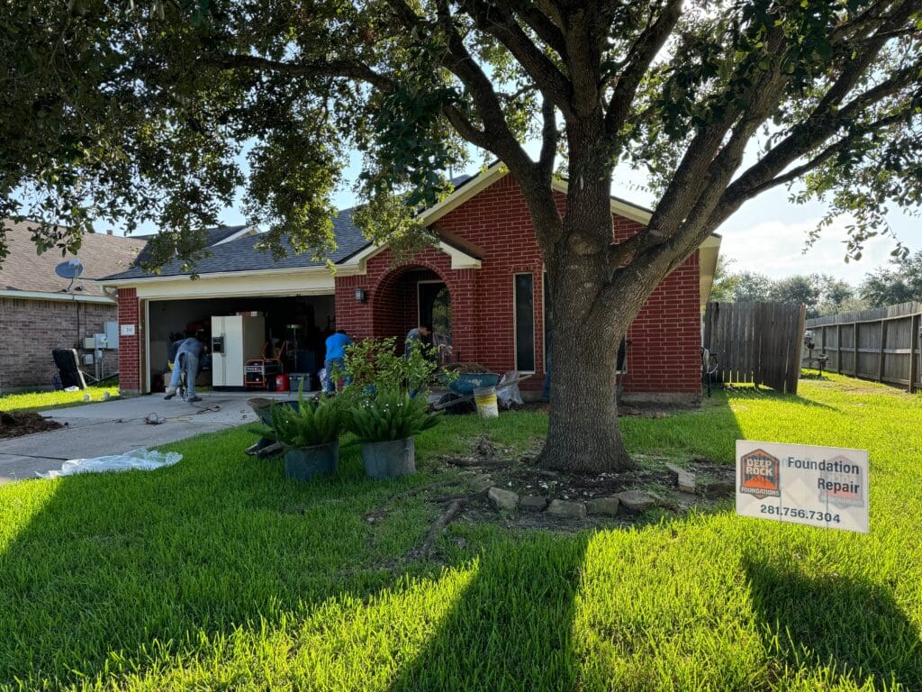 Foundation repair in League City, TX