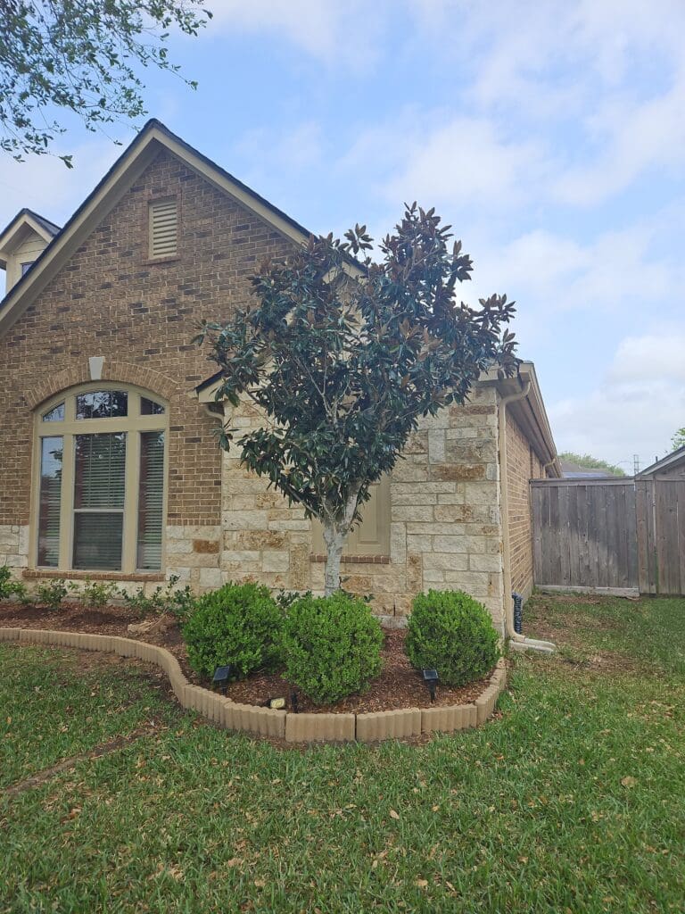 A leveled home after a five-star rated best foundation repair in Pearland, Texas.